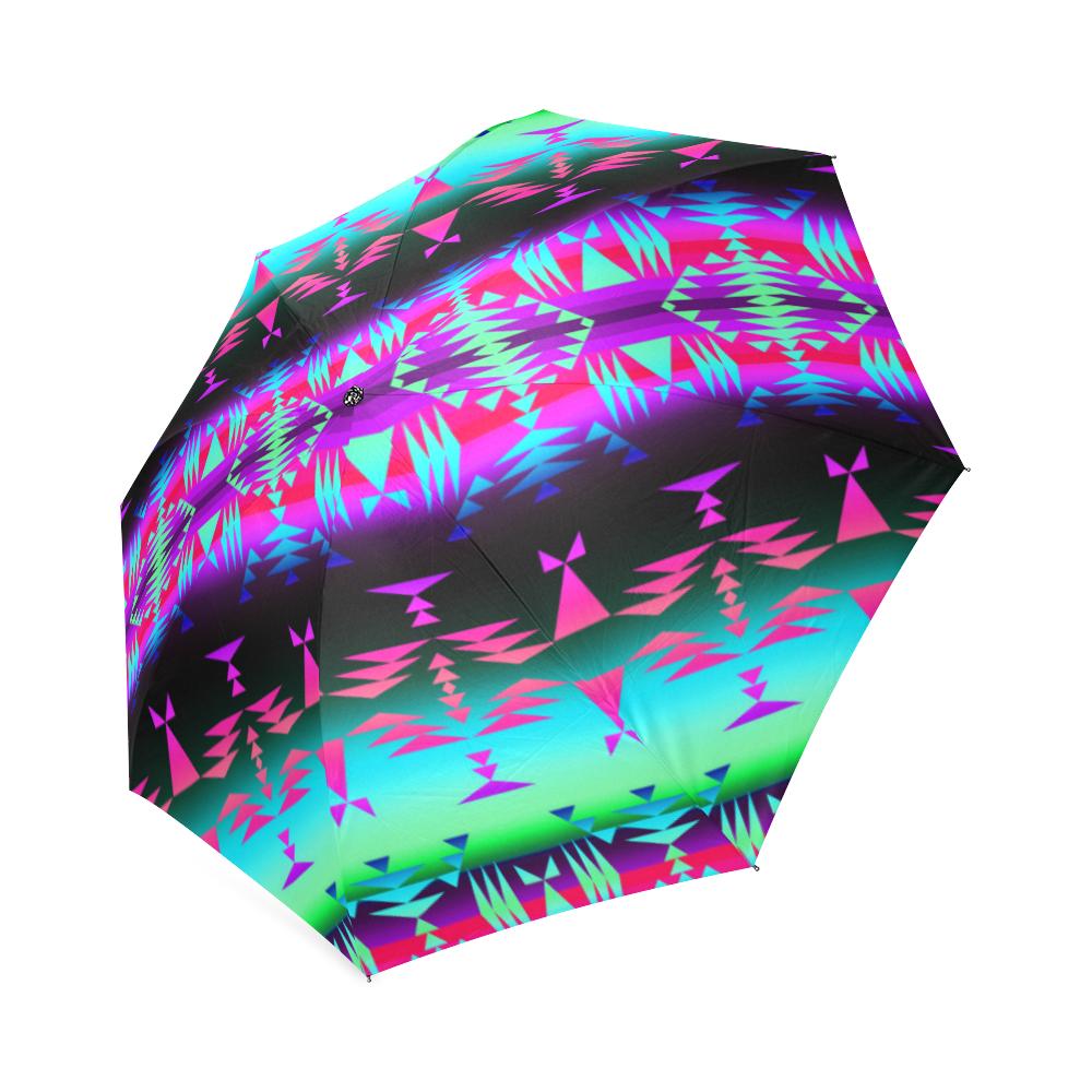 Between the Rocky Mountains Foldable Umbrella Foldable Umbrella e-joyer 