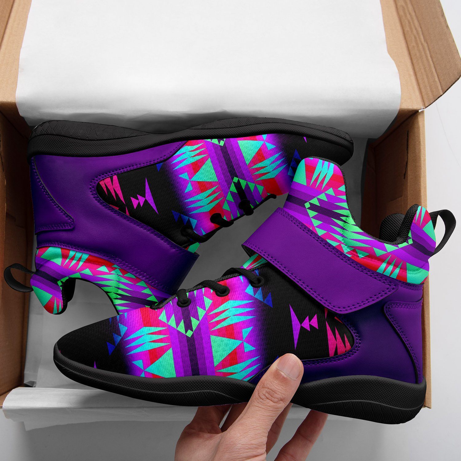 Between the Rocky Mountains Ipottaa Basketball / Sport High Top Shoes - Black Sole 49 Dzine