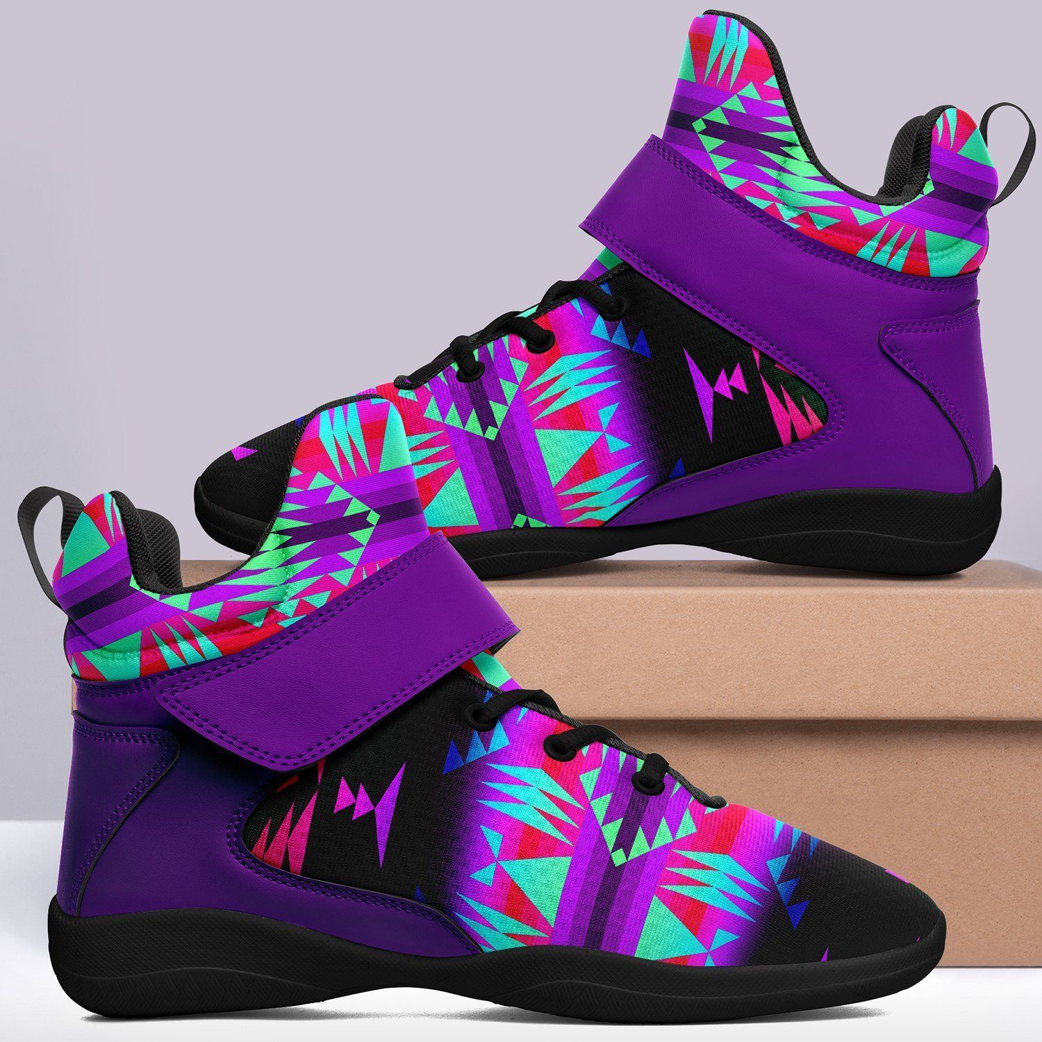 Between the Rocky Mountains Ipottaa Basketball / Sport High Top Shoes - Black Sole 49 Dzine
