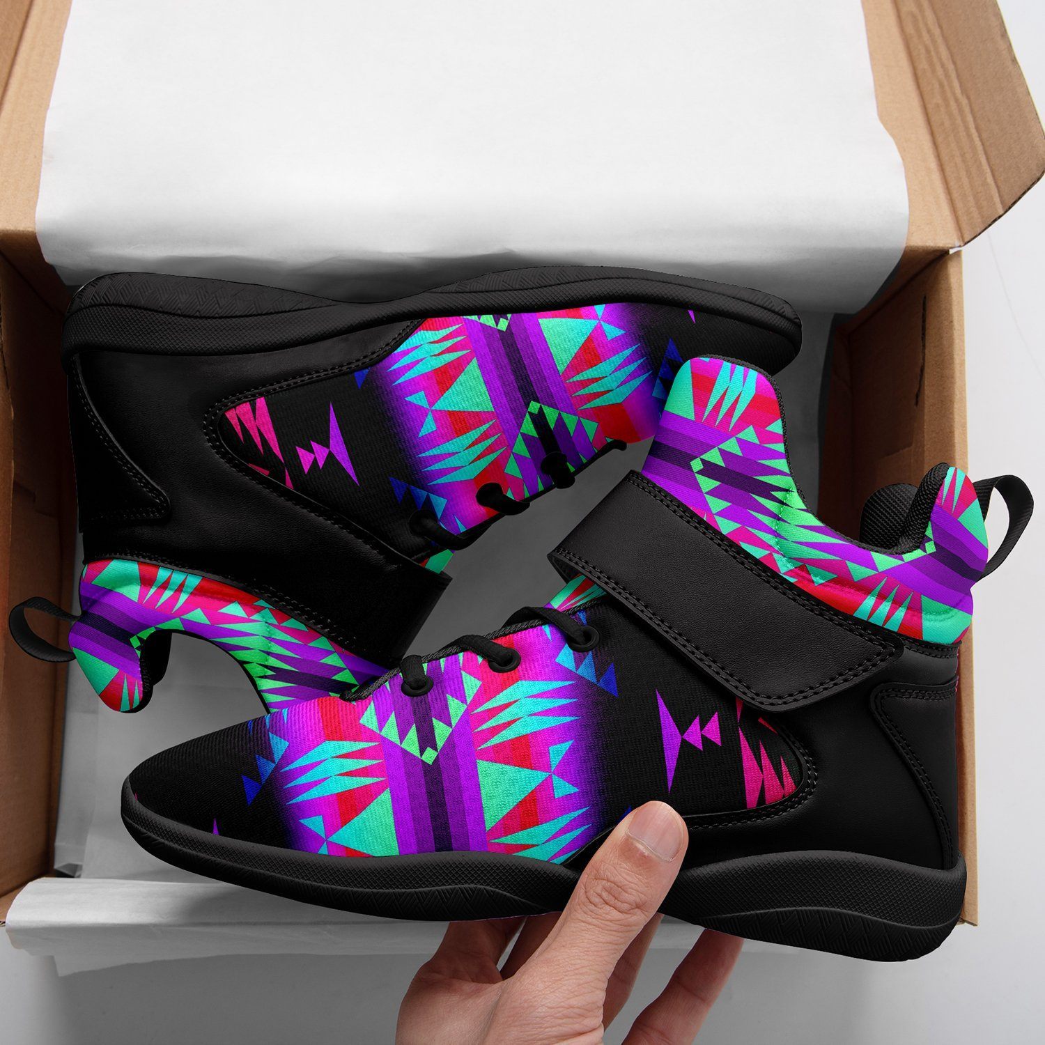 Between the Rocky Mountains Ipottaa Basketball / Sport High Top Shoes - Black Sole 49 Dzine