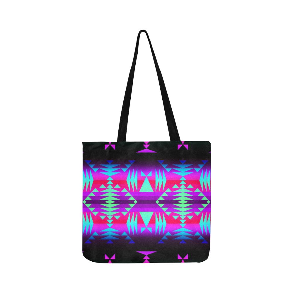 Between the Rocky Mountains Reusable Shopping Bag Model 1660 (Two sides) Shopping Tote Bag (1660) e-joyer 