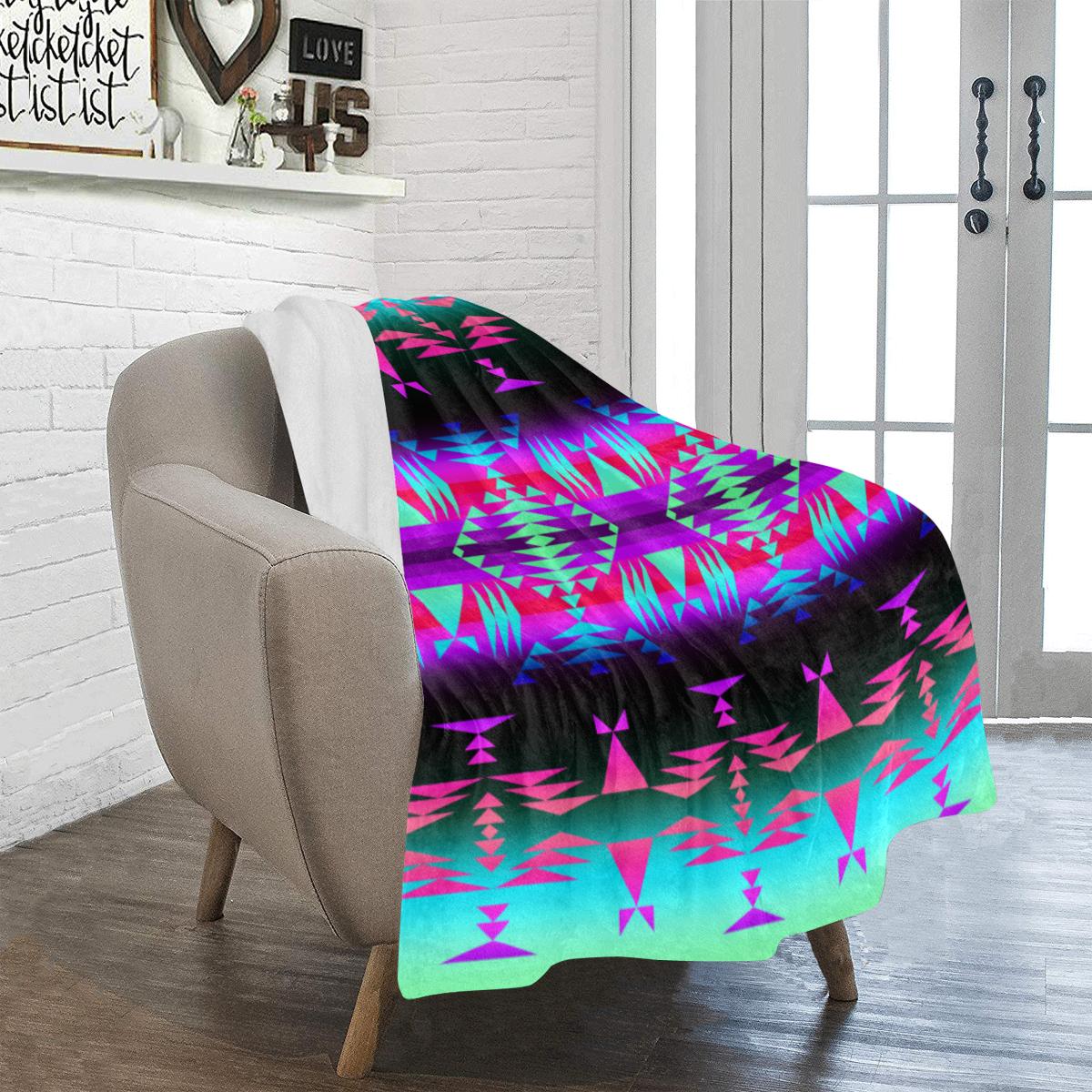 Between the Rocky Mountains Ultra-Soft Micro Fleece Blanket 40"x50" Ultra-Soft Blanket 40''x50'' e-joyer 