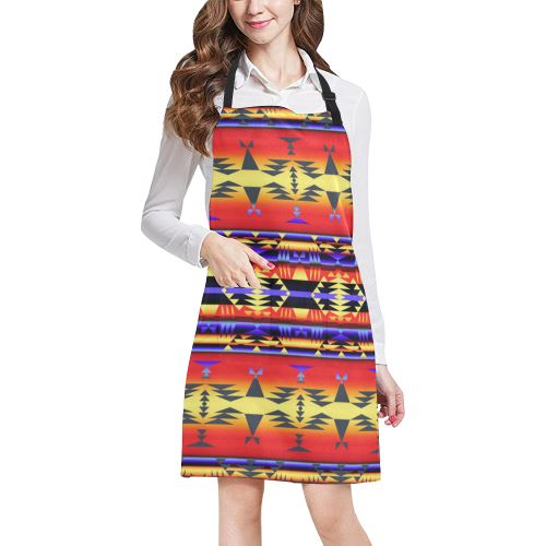 Between the San Juan Mountains All Over Print Apron All Over Print Apron e-joyer 