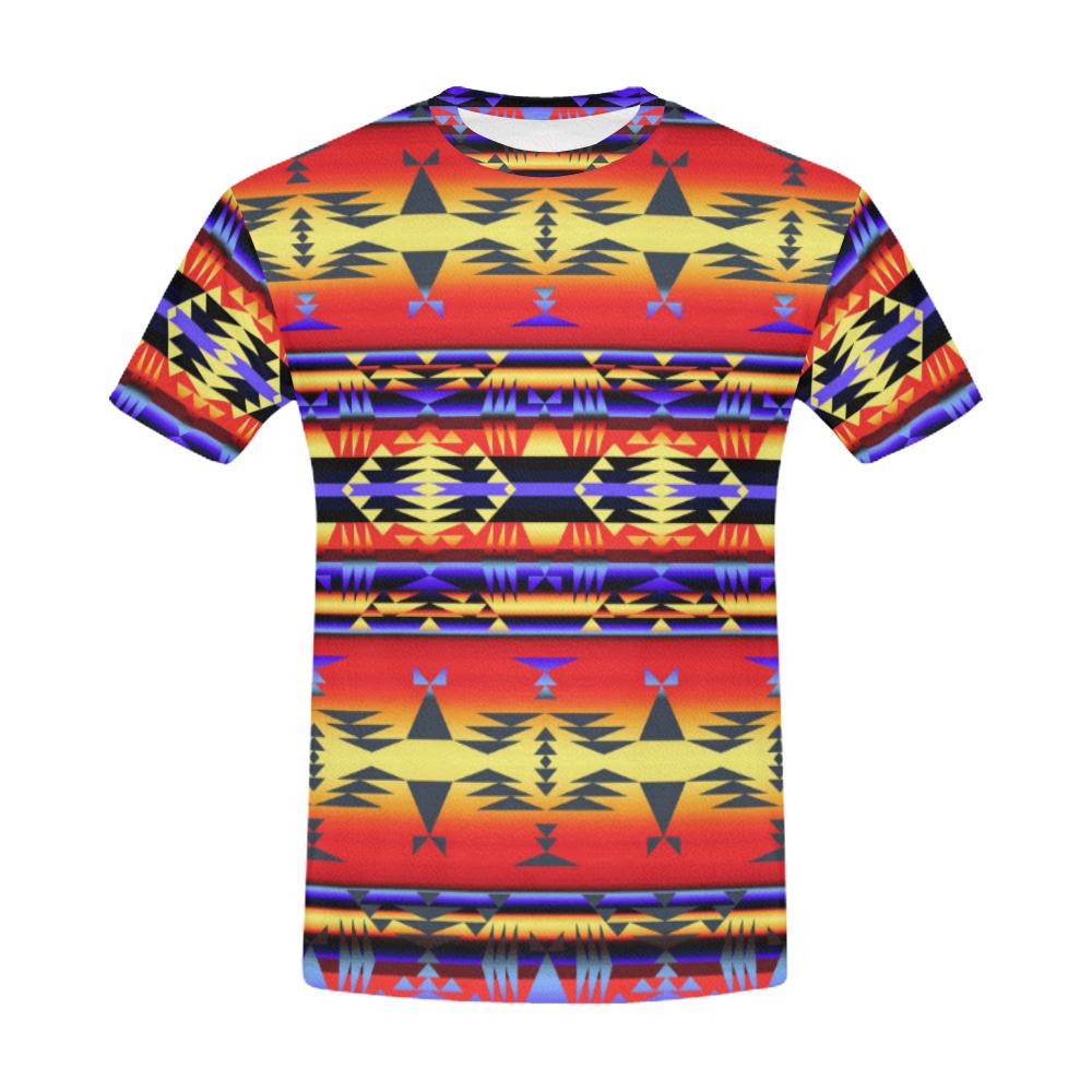 Between the San Juan Mountains All Over Print T-Shirt for Men (USA Size) (Model T40) All Over Print T-Shirt for Men (T40) e-joyer