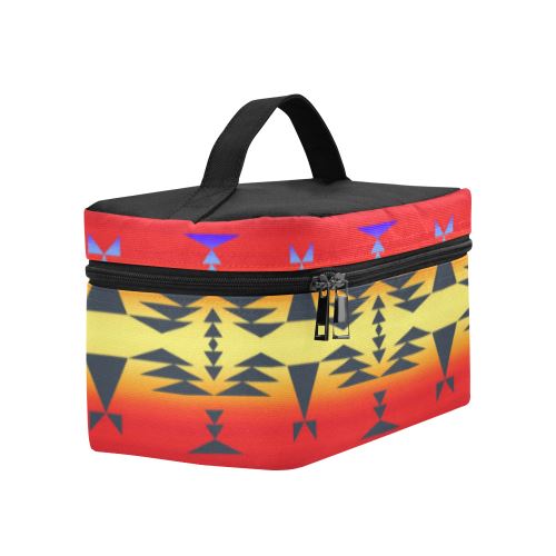 Between the San Juan Mountains Cosmetic Bag/Large (Model 1658) Cosmetic Bag e-joyer