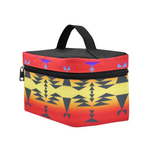 Between the San Juan Mountains Cosmetic Bag/Large (Model 1658) Cosmetic Bag e-joyer