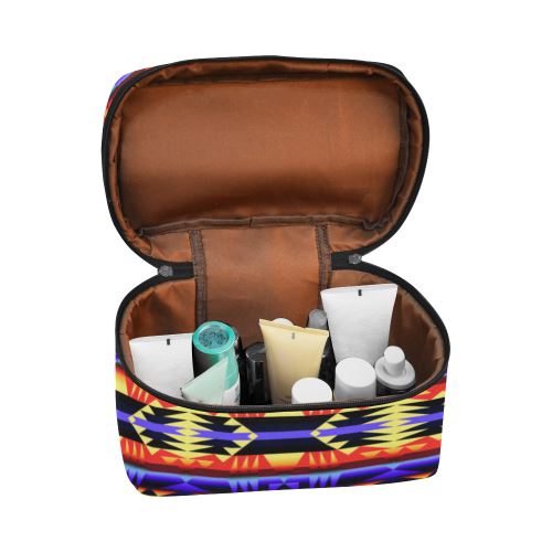 Between the San Juan Mountains Cosmetic Bag/Large (Model 1658) Cosmetic Bag e-joyer