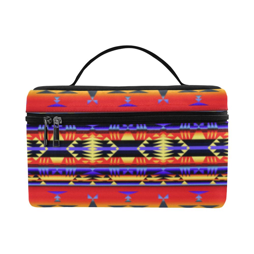 Between the San Juan Mountains Cosmetic Bag/Large (Model 1658) Cosmetic Bag e-joyer