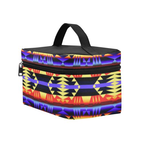 Between the San Juan Mountains Cosmetic Bag/Large (Model 1658) Cosmetic Bag e-joyer
