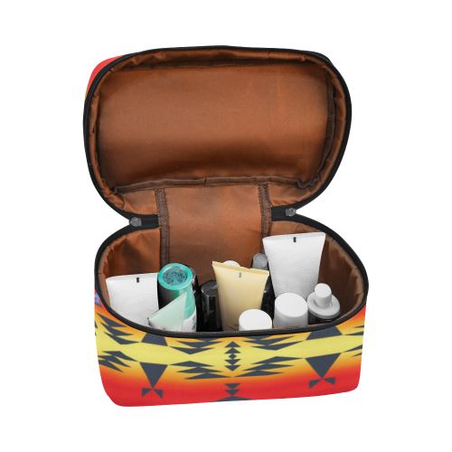 Between the San Juan Mountains Cosmetic Bag/Large (Model 1658) Cosmetic Bag e-joyer