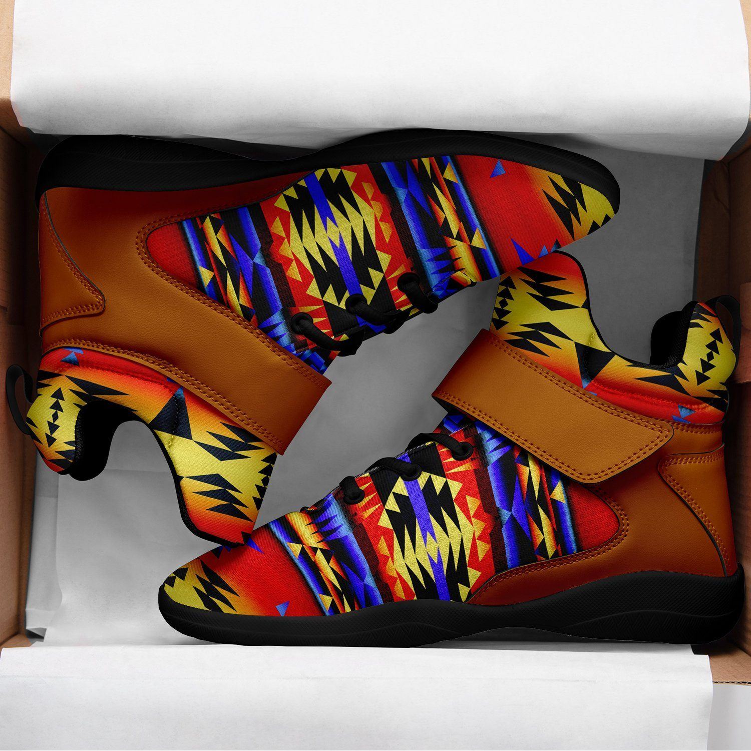 Between the San Juan Mountains Ipottaa Basketball / Sport High Top Shoes - Black Sole 49 Dzine