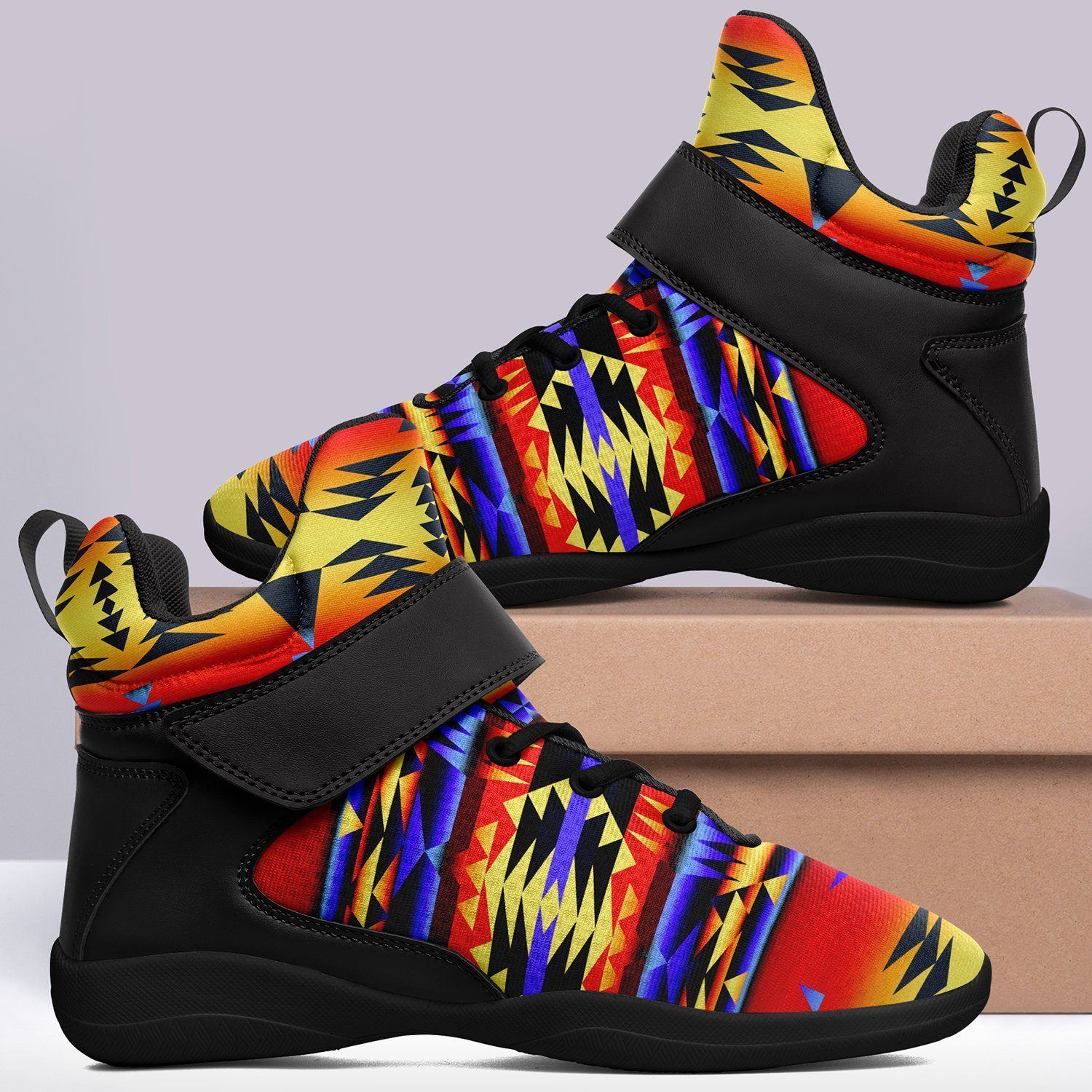 Between the San Juan Mountains Ipottaa Basketball / Sport High Top Shoes - Black Sole 49 Dzine