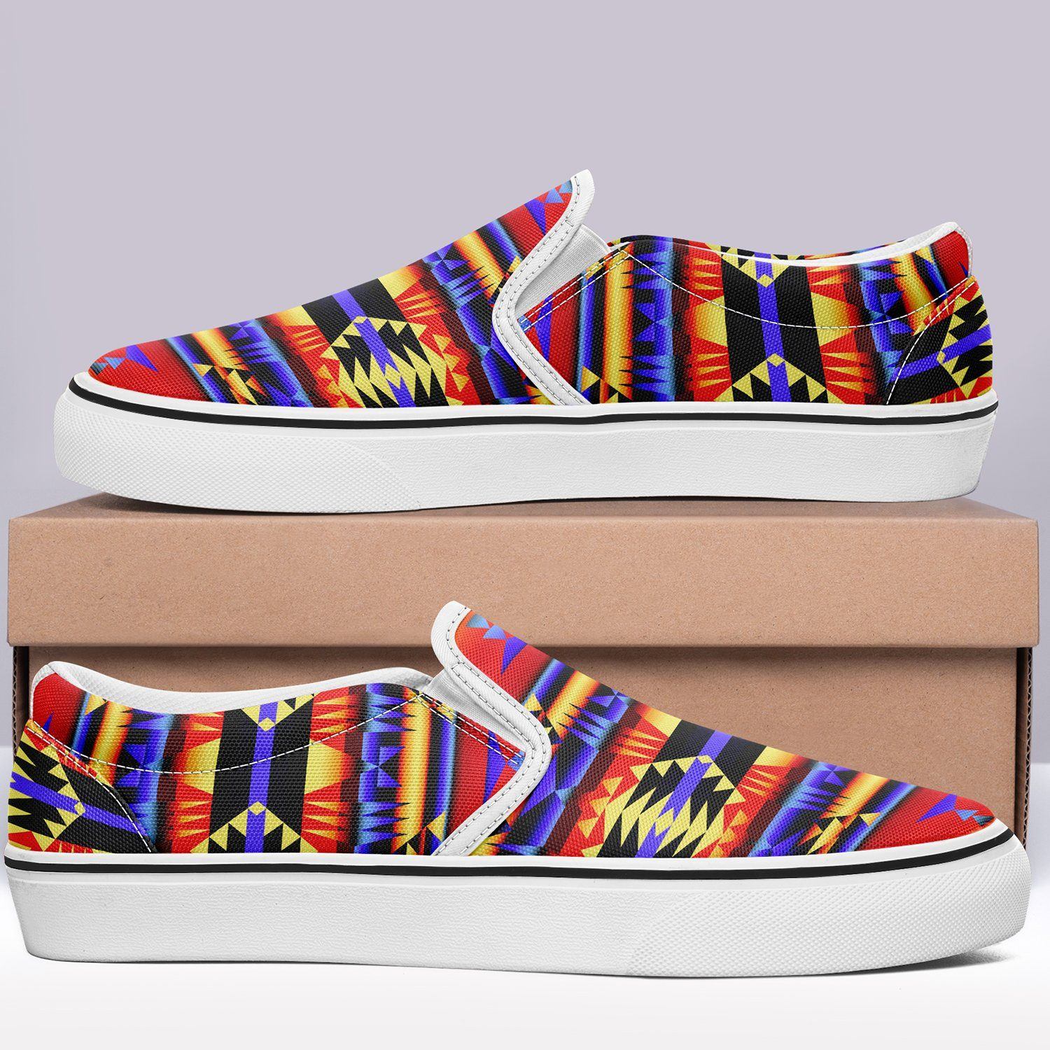 Between the San Juan Mountains Otoyimm Kid's Canvas Slip On Shoes 49 Dzine