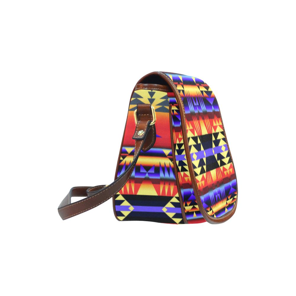 Between the San Juan Mountains Saddle Bag/Small (Model 1649) Full Customization Saddle Bag/Small (Full Customization) e-joyer