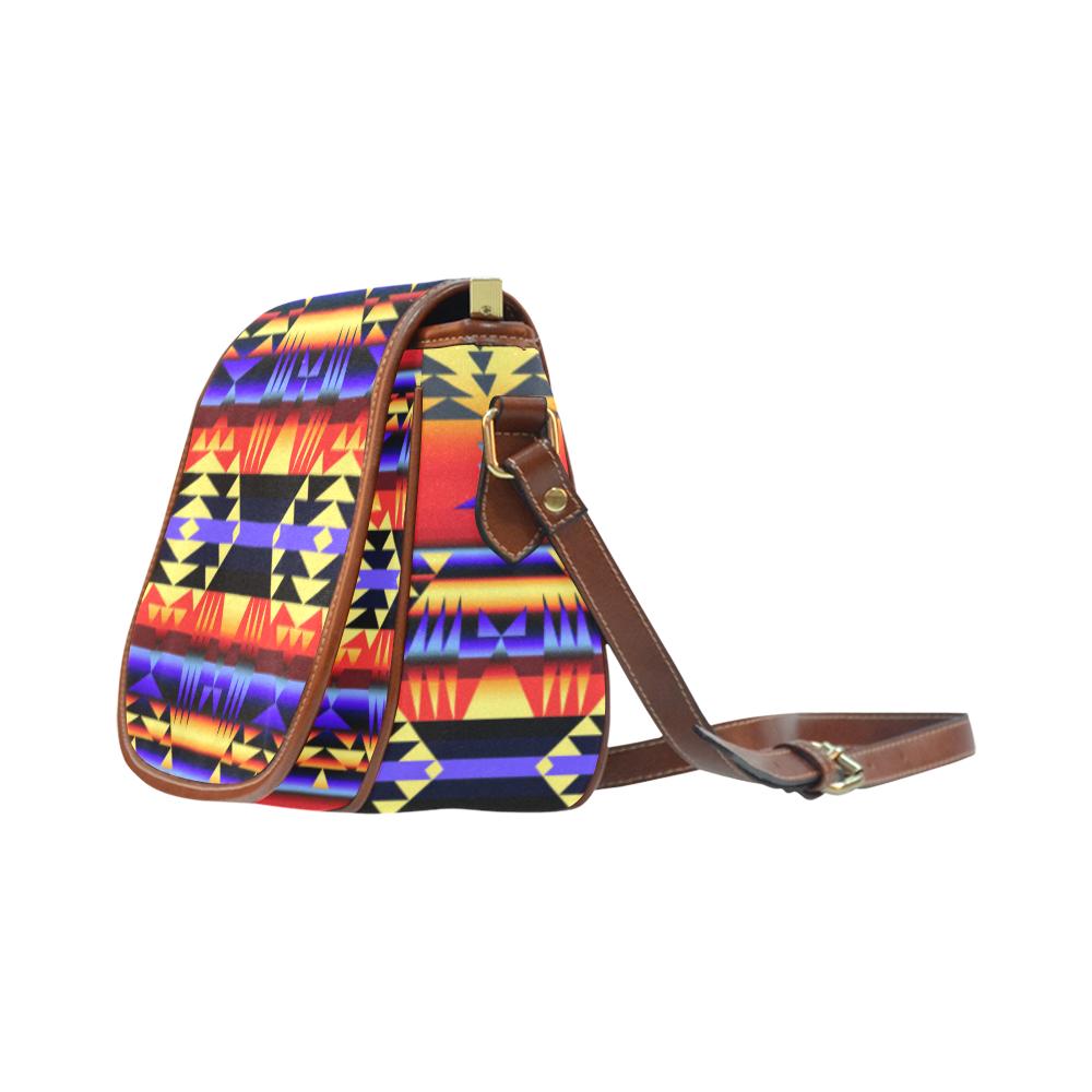 Between the San Juan Mountains Saddle Bag/Small (Model 1649) Full Customization Saddle Bag/Small (Full Customization) e-joyer