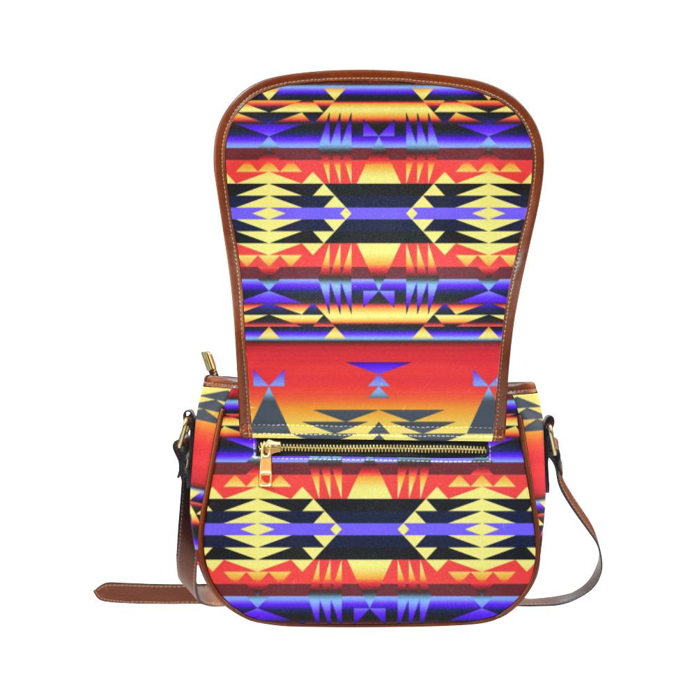 Between the San Juan Mountains Saddle Bag/Small (Model 1649) Full Customization Saddle Bag/Small (Full Customization) e-joyer