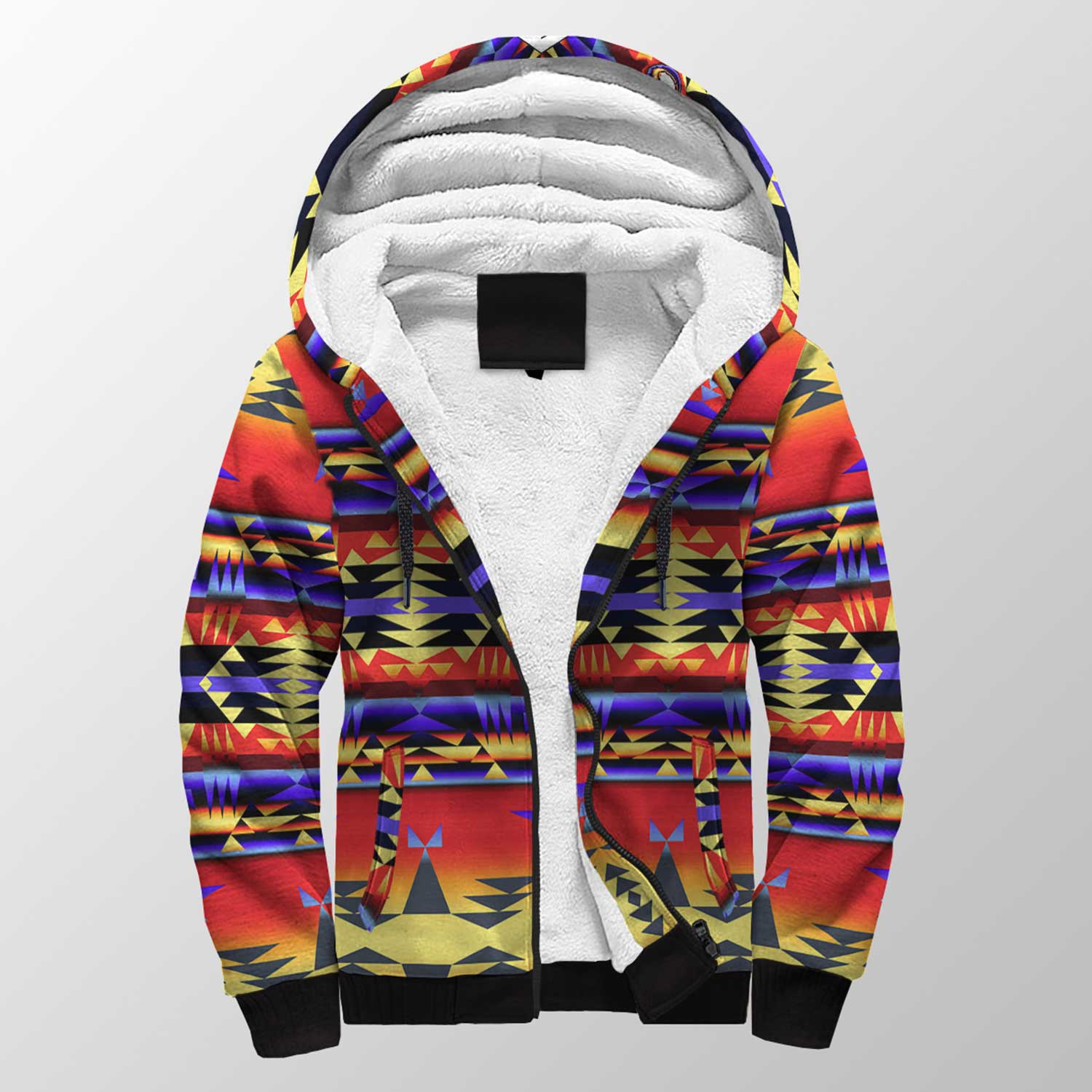 Between the San Juan Mountains Sherpa Hoodie 49 Dzine
