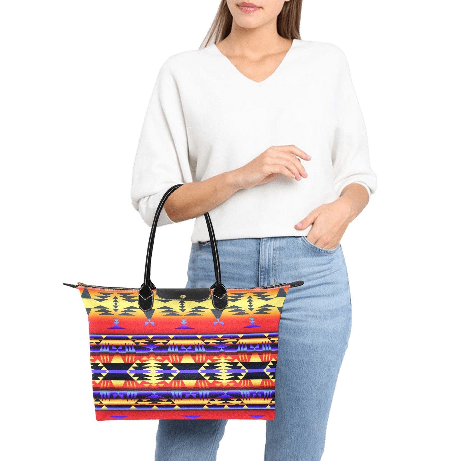 Between the San Juan Mountains Single-Shoulder Lady Handbag (Model 1714) bag e-joyer