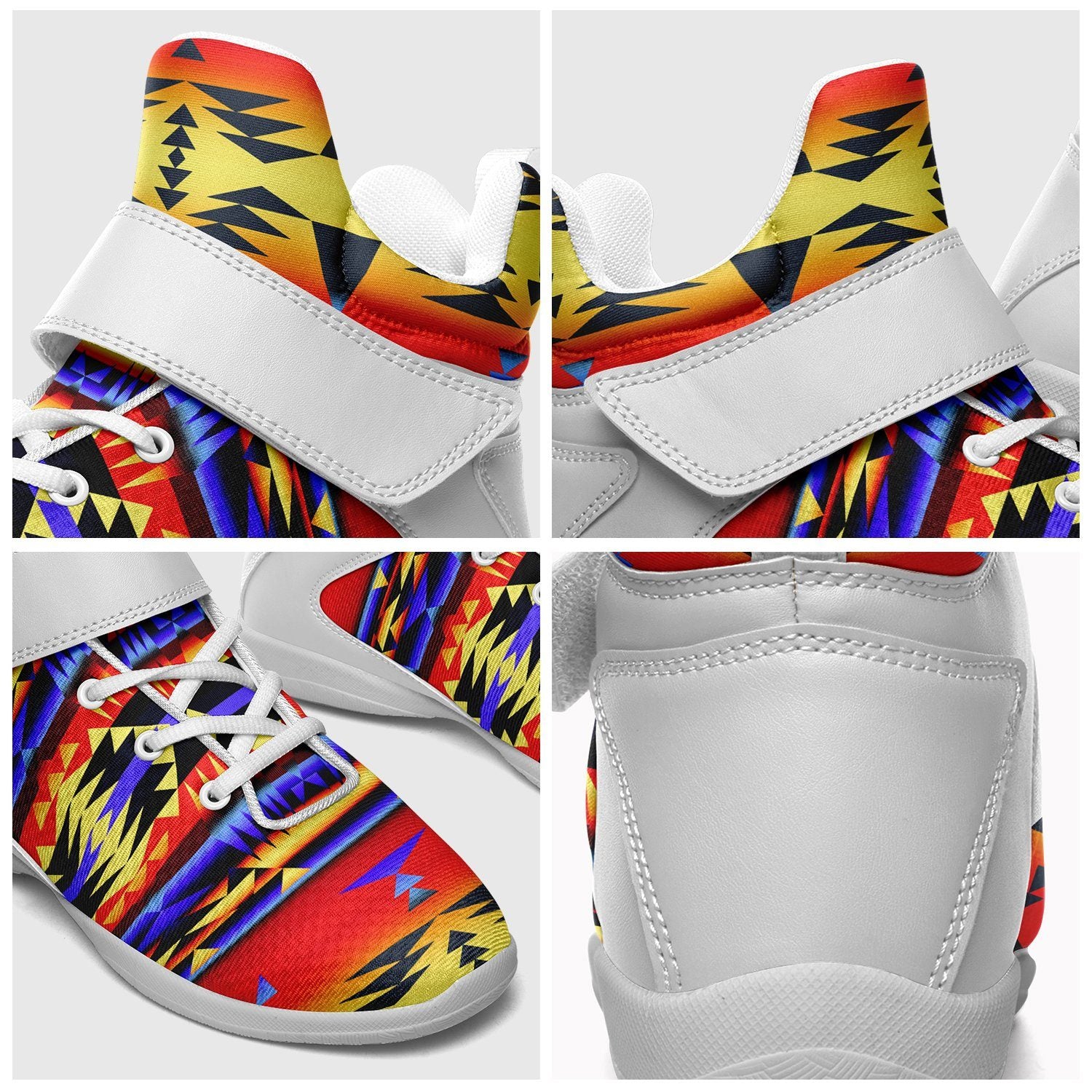 Between the San Juan Mountains White Sole Ipottaa Basketball / Sport High Top Shoes Herman