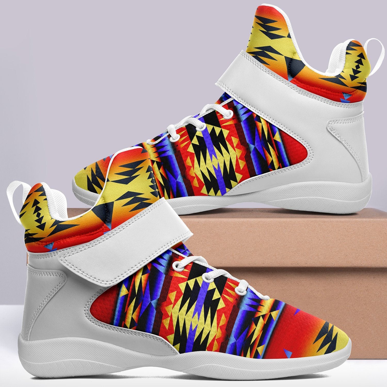 Between the San Juan Mountains White Sole Ipottaa Basketball / Sport High Top Shoes Herman