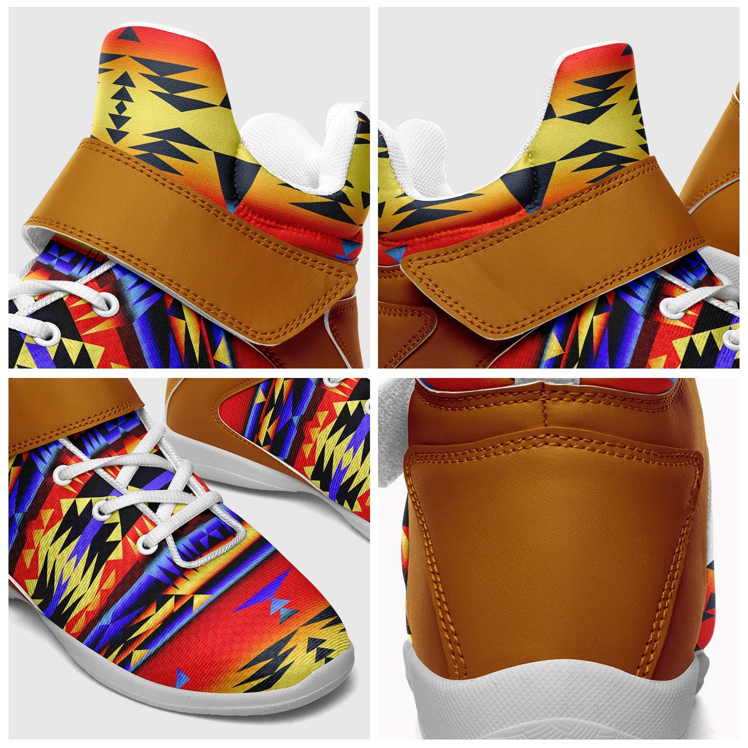 Between the San Juan Mountains White Sole Ipottaa Basketball / Sport High Top Shoes Herman