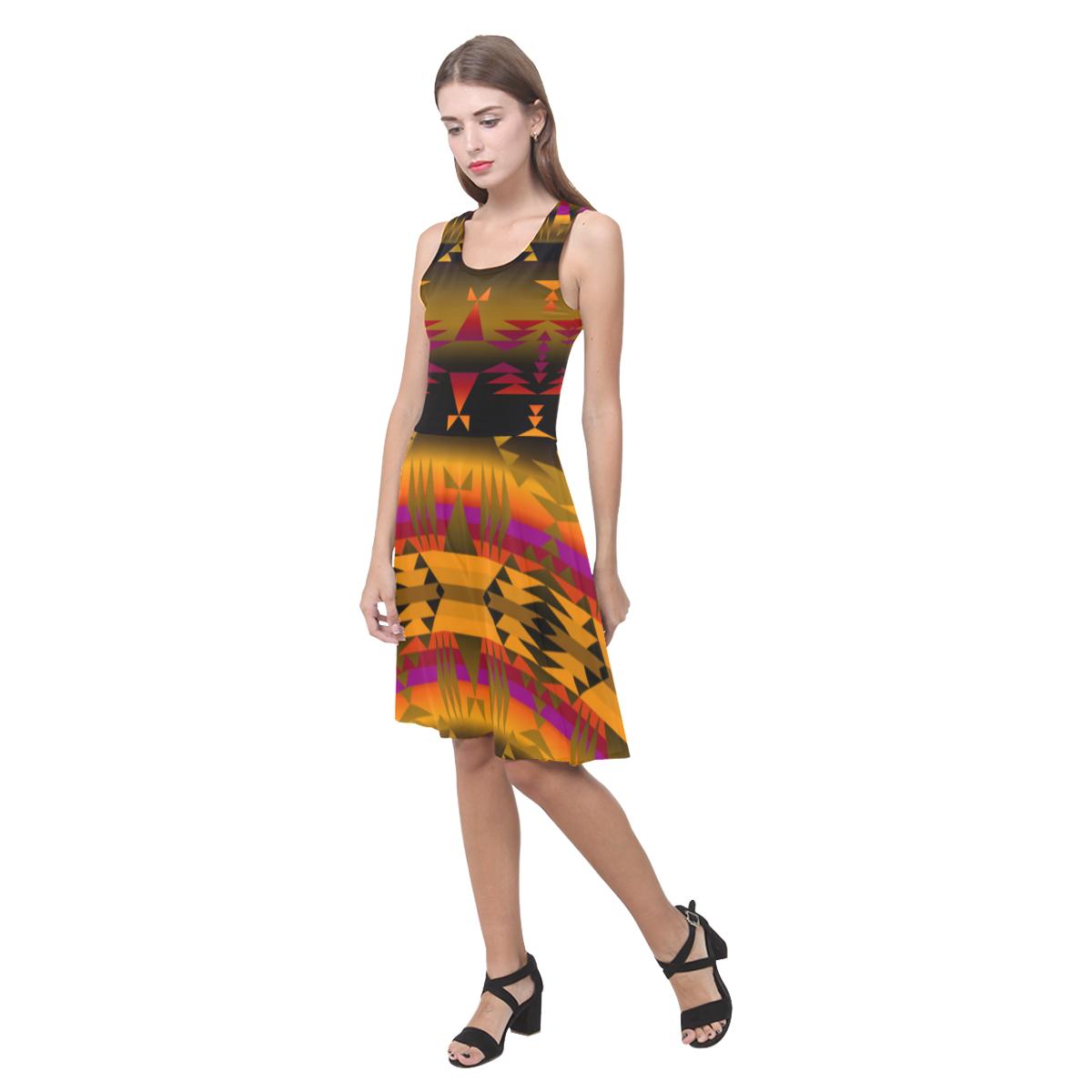 Between the Sierra Mountains Atalanta Casual Sundress(Model D04) Atalanta Sundress (D04) e-joyer