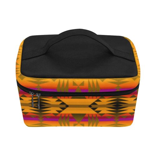 Between the Sierra Mountains Cosmetic Bag/Large (Model 1658) Cosmetic Bag e-joyer