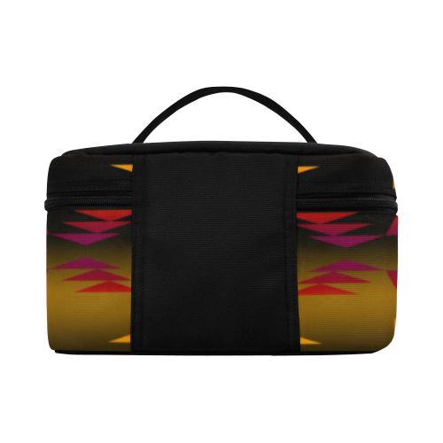 Between the Sierra Mountains Cosmetic Bag/Large (Model 1658) Cosmetic Bag e-joyer