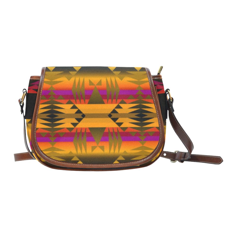 Between the Sierra Mountains Saddle Bag/Small (Model 1649) Full Customization Saddle Bag/Small (Full Customization) e-joyer