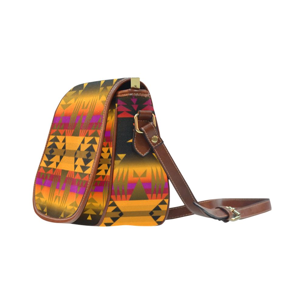 Between the Sierra Mountains Saddle Bag/Small (Model 1649) Full Customization Saddle Bag/Small (Full Customization) e-joyer