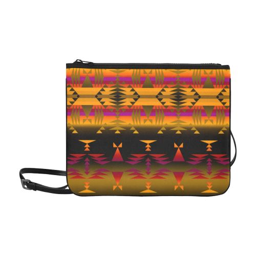 Between the Sierra Mountains Slim Clutch Bag (Model 1668) Slim Clutch Bags (1668) e-joyer 