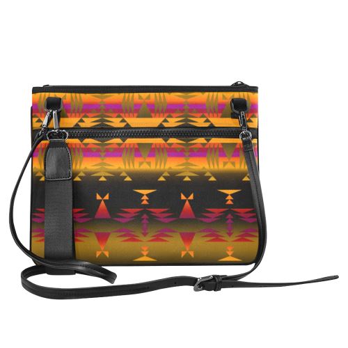 Between the Sierra Mountains Slim Clutch Bag (Model 1668) Slim Clutch Bags (1668) e-joyer 