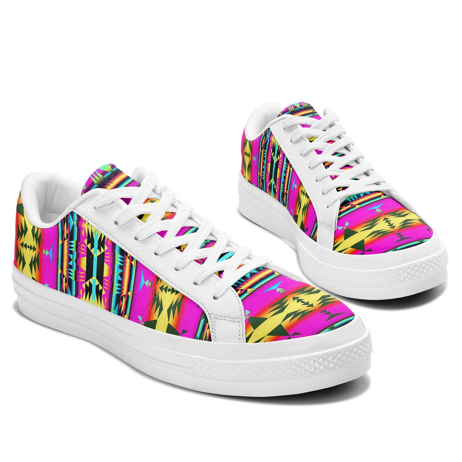Between the Sunset Mountains Aapisi Low Top Canvas Shoes White Sole 49 Dzine