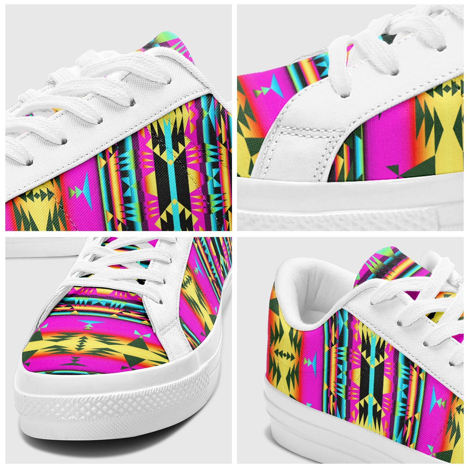 Between the Sunset Mountains Aapisi Low Top Canvas Shoes White Sole 49 Dzine