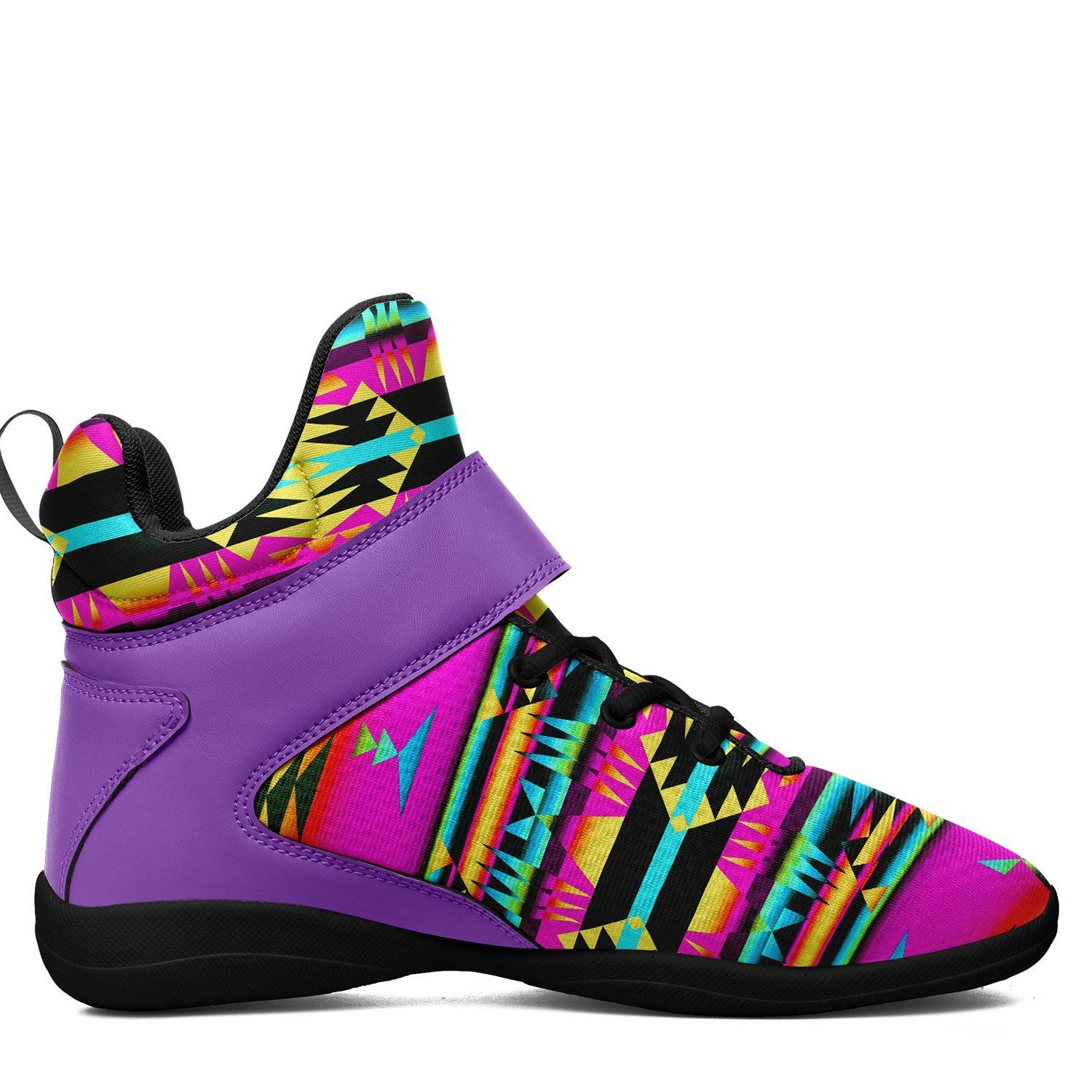 Between the Sunset Mountains Ipottaa Basketball / Sport High Top Shoes - Black Sole 49 Dzine