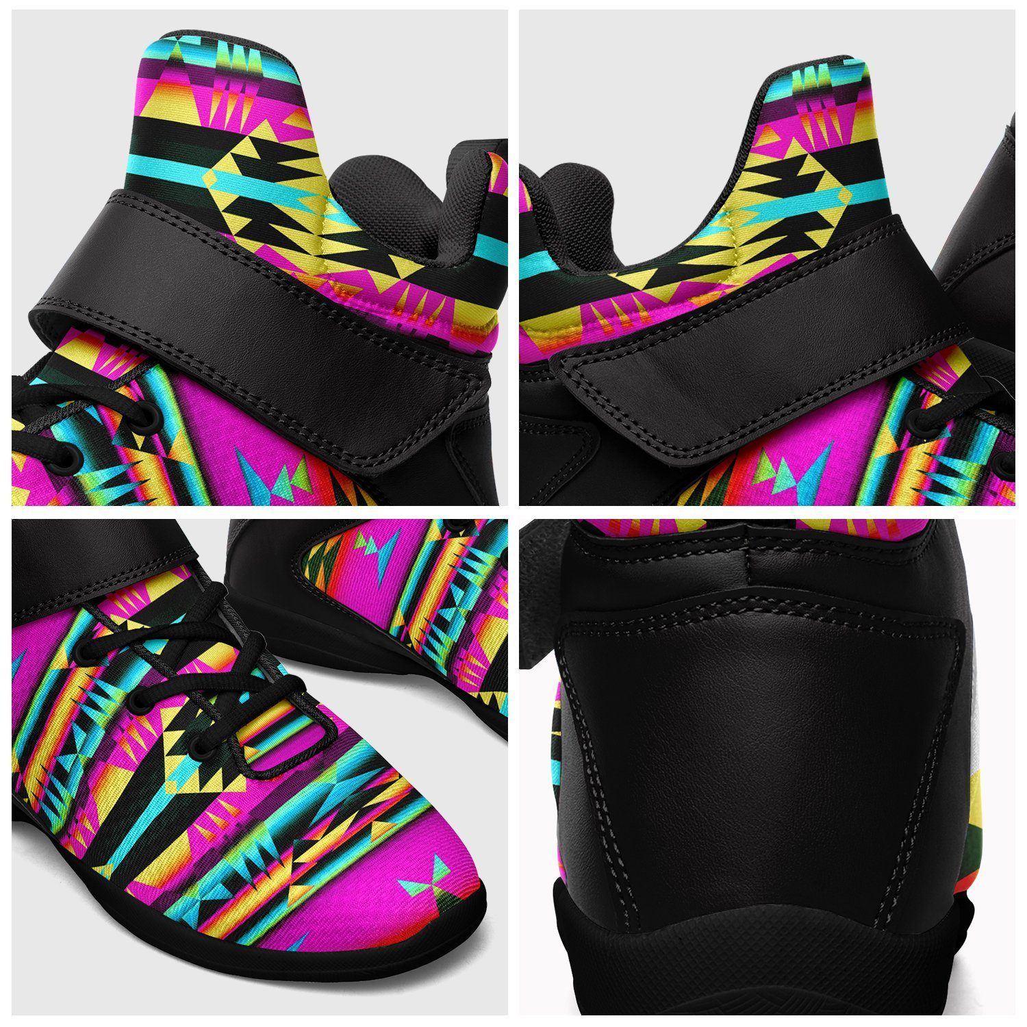 Between the Sunset Mountains Ipottaa Basketball / Sport High Top Shoes - Black Sole 49 Dzine