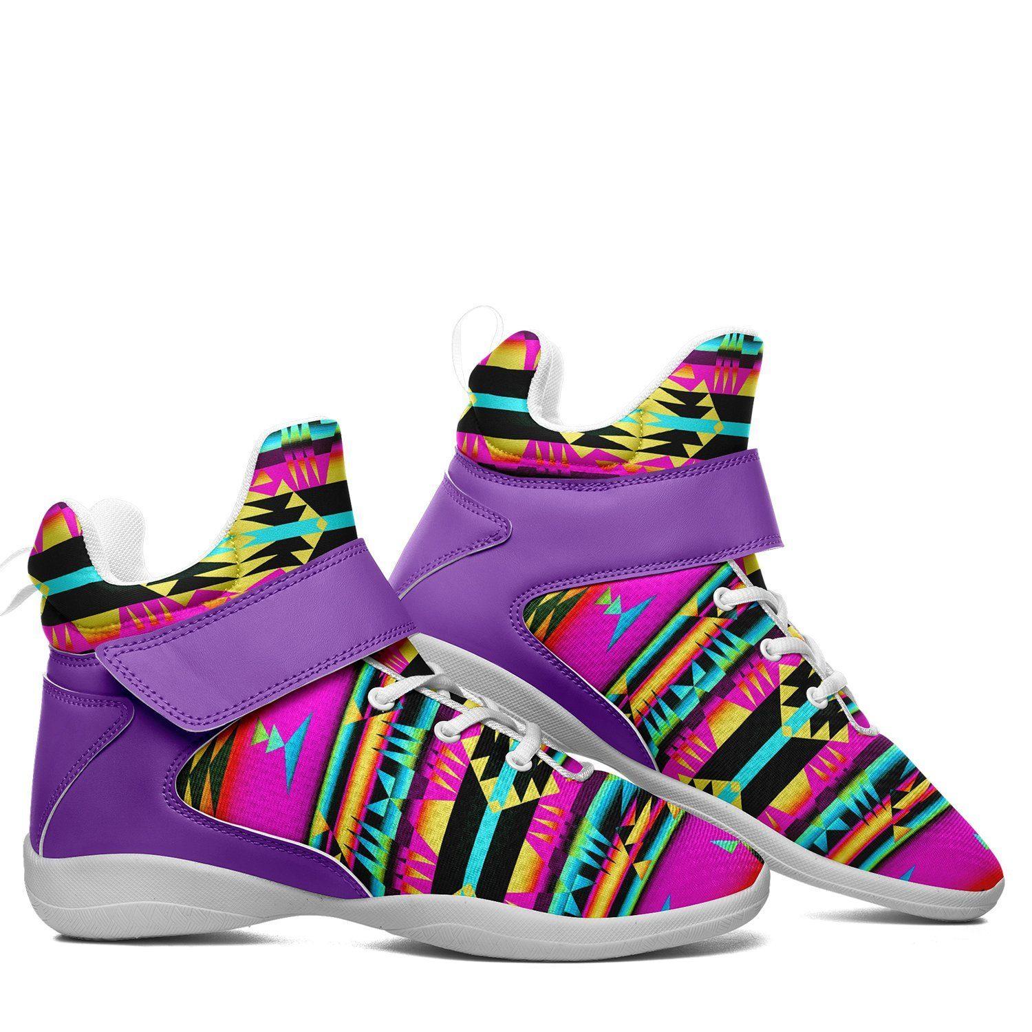Between the Sunset Mountains Ipottaa Basketball / Sport High Top Shoes - White Sole 49 Dzine