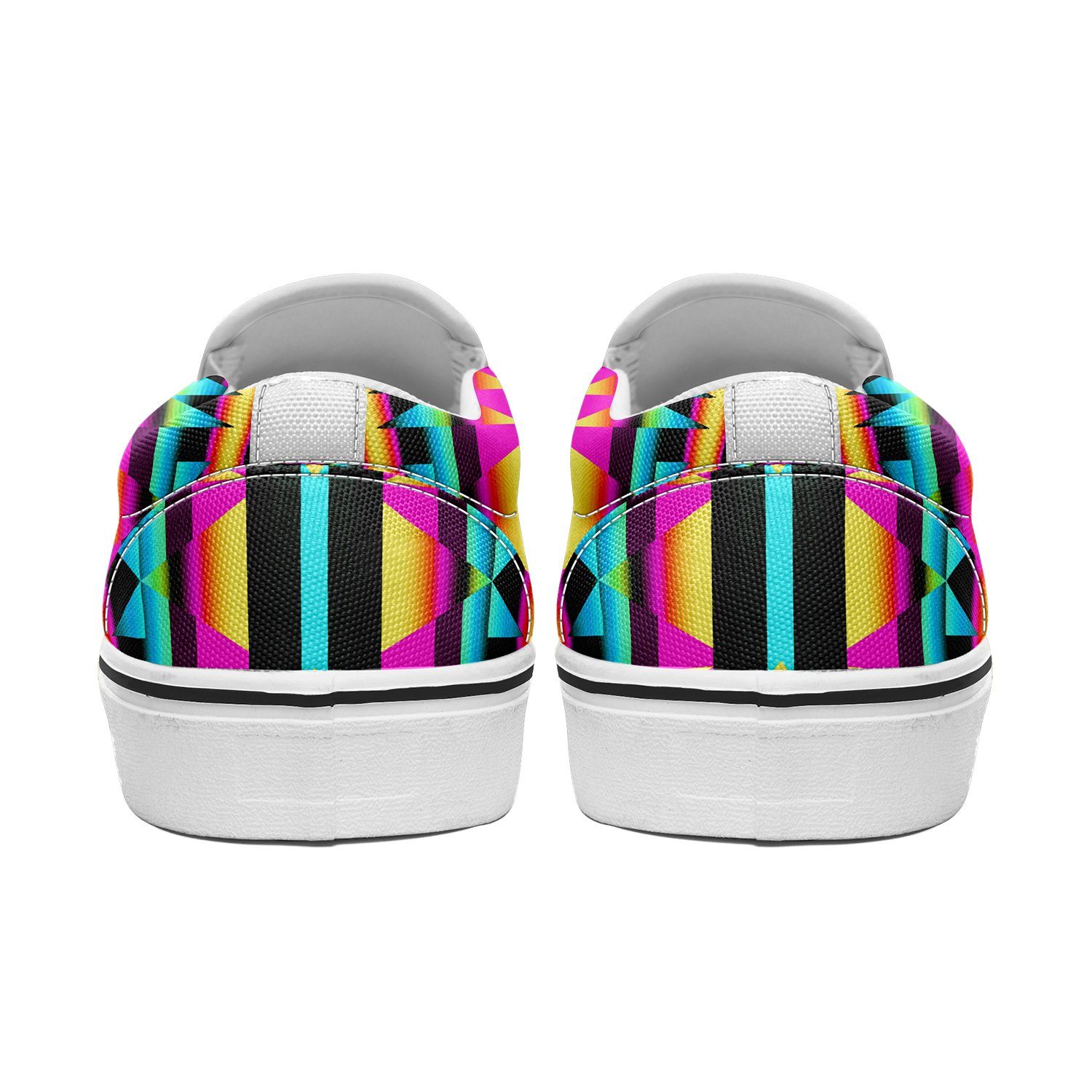 Between the Sunset Mountains Otoyimm Canvas Slip On Shoes 49 Dzine