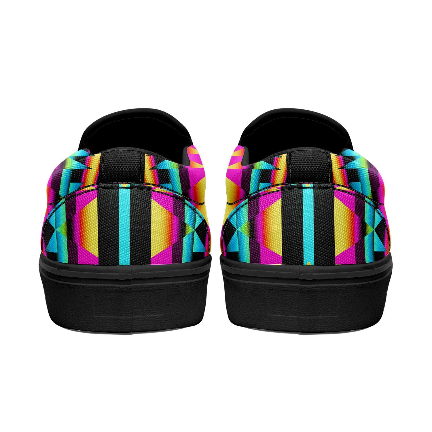 Between the Sunset Mountains Otoyimm Canvas Slip On Shoes 49 Dzine