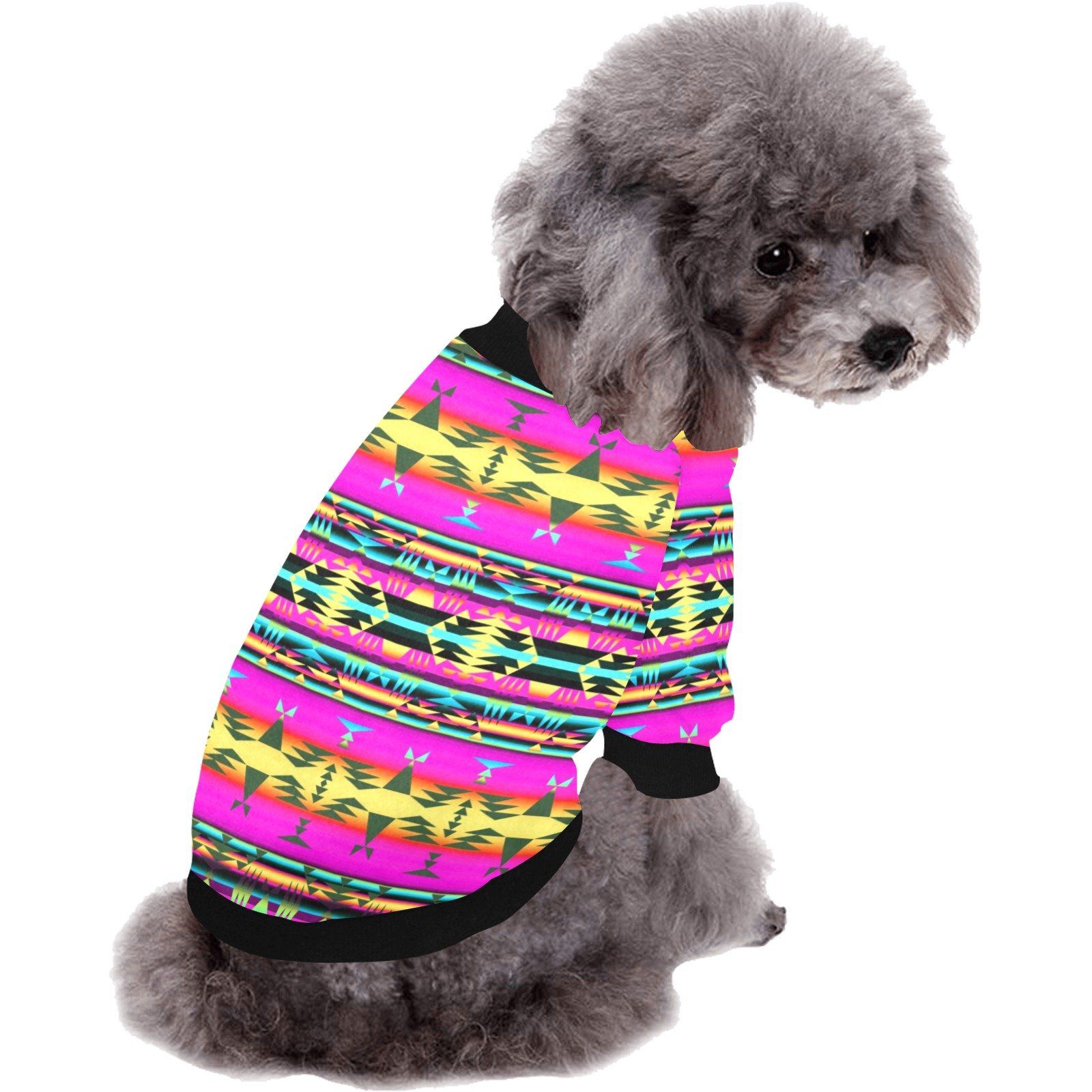 Between the Sunset Mountains Pet Dog Round Neck Shirt Pet Dog Round Neck Shirt e-joyer