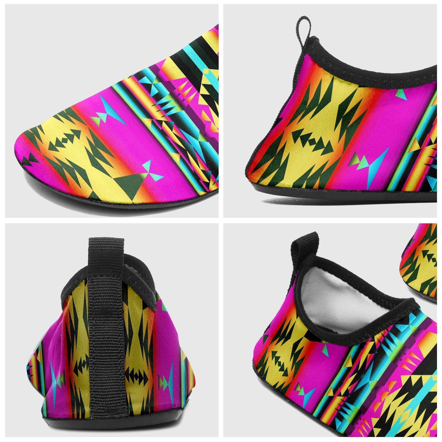 Between the Sunset Mountains Sockamoccs Kid's Slip On Shoes 49 Dzine