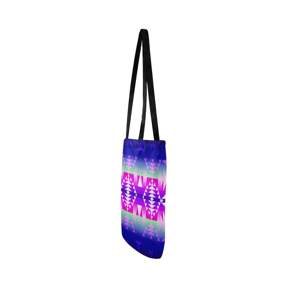 Between the Wasatch Mountains Reusable Shopping Bag Model 1660 (Two sides) Shopping Tote Bag (1660) e-joyer