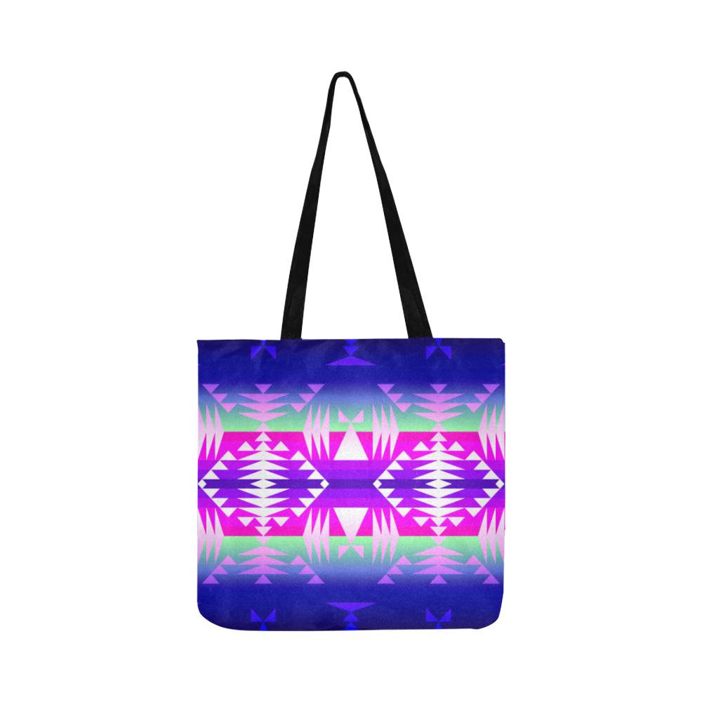 Between the Wasatch Mountains Reusable Shopping Bag Model 1660 (Two sides) Shopping Tote Bag (1660) e-joyer