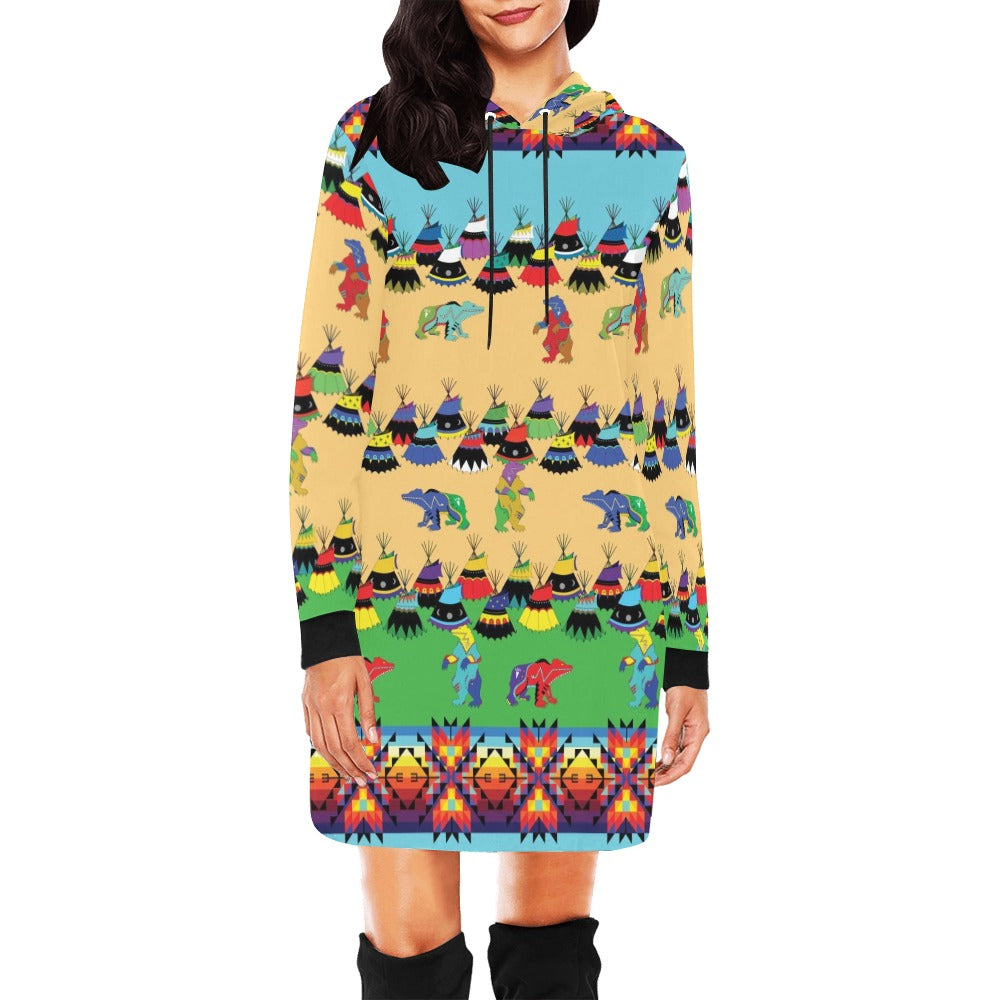 Bear Medicine Hoodie Dress