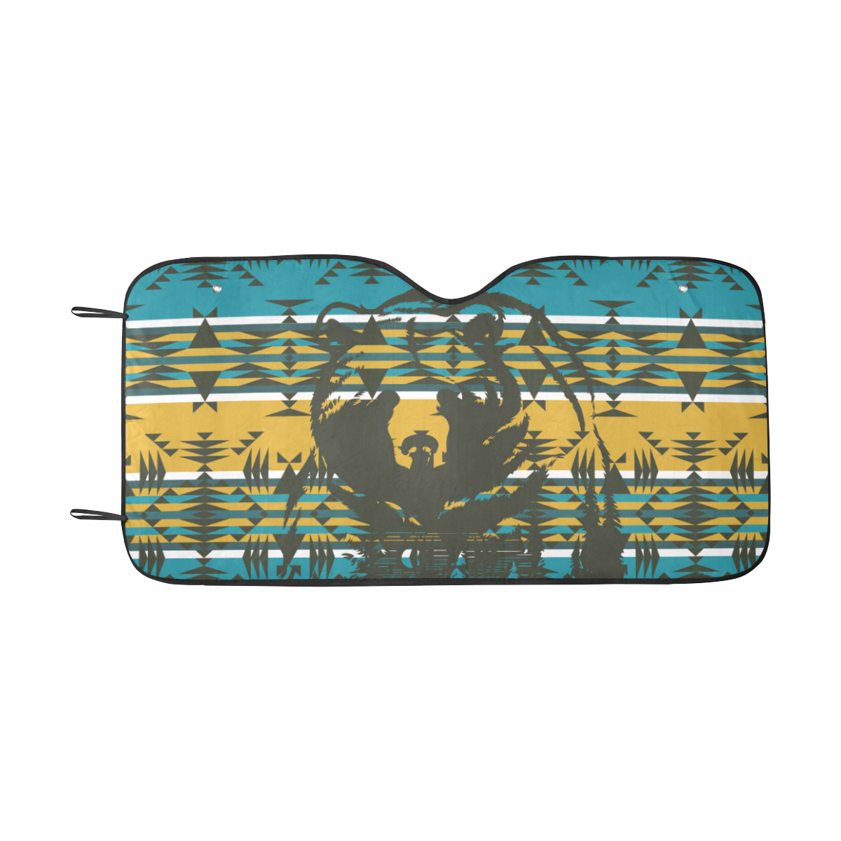 Big Bear Mountain Car Sun Shade 55"x30" Car Sun Shade e-joyer