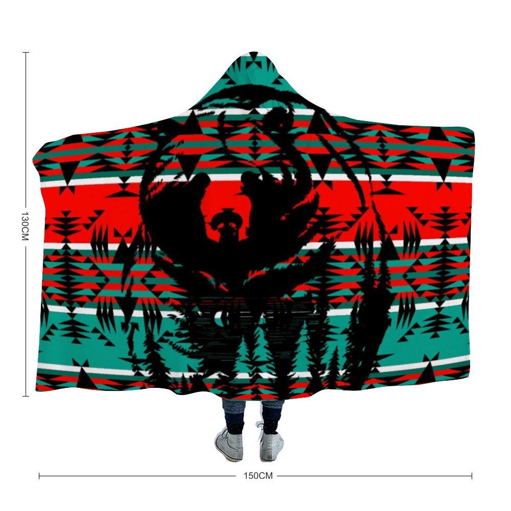 Big Bear Mountain Hooded Blanket 49 Dzine