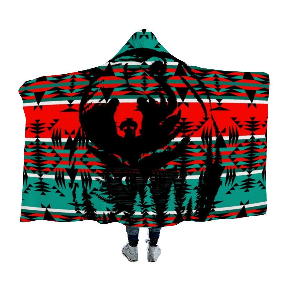 Big Bear Mountain Hooded Blanket 49 Dzine