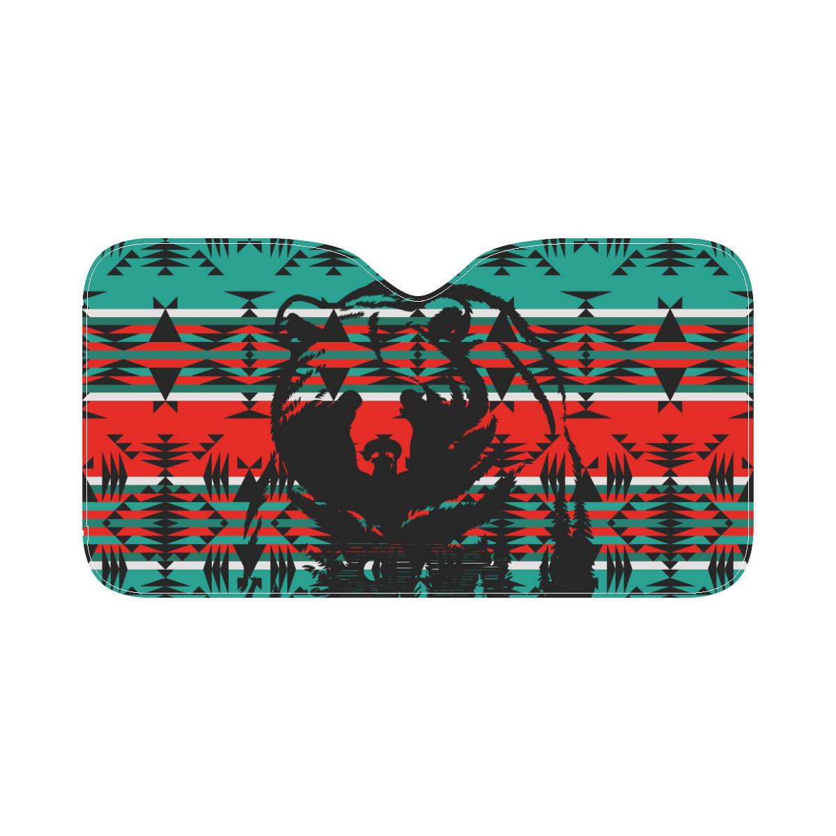 Big Bear Mountain II Car Sun Shade 55"x30" Car Sun Shade e-joyer