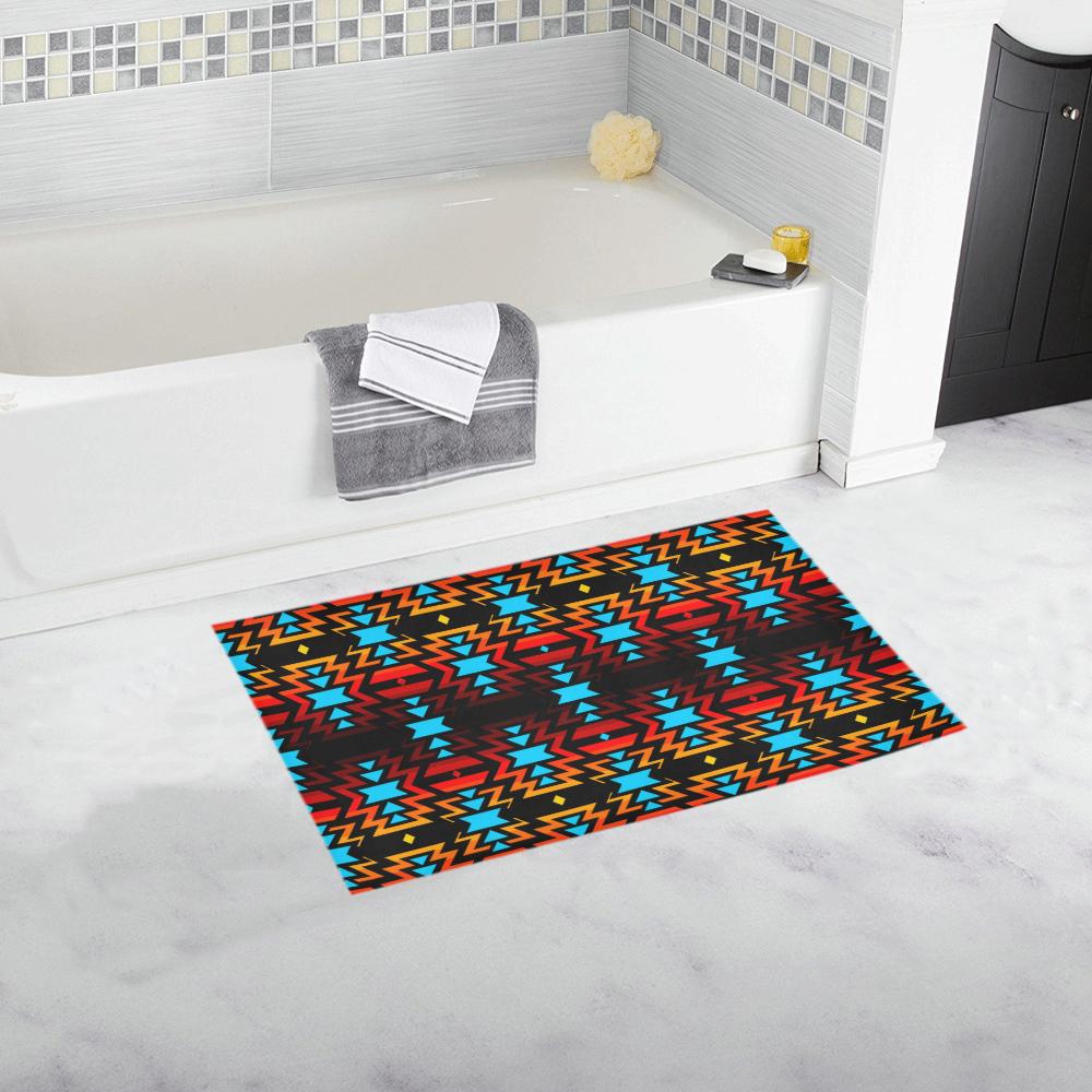 Black Fire and Sky Bath Rug 16''x 28'' Bath Rug 16''x 28'' e-joyer
