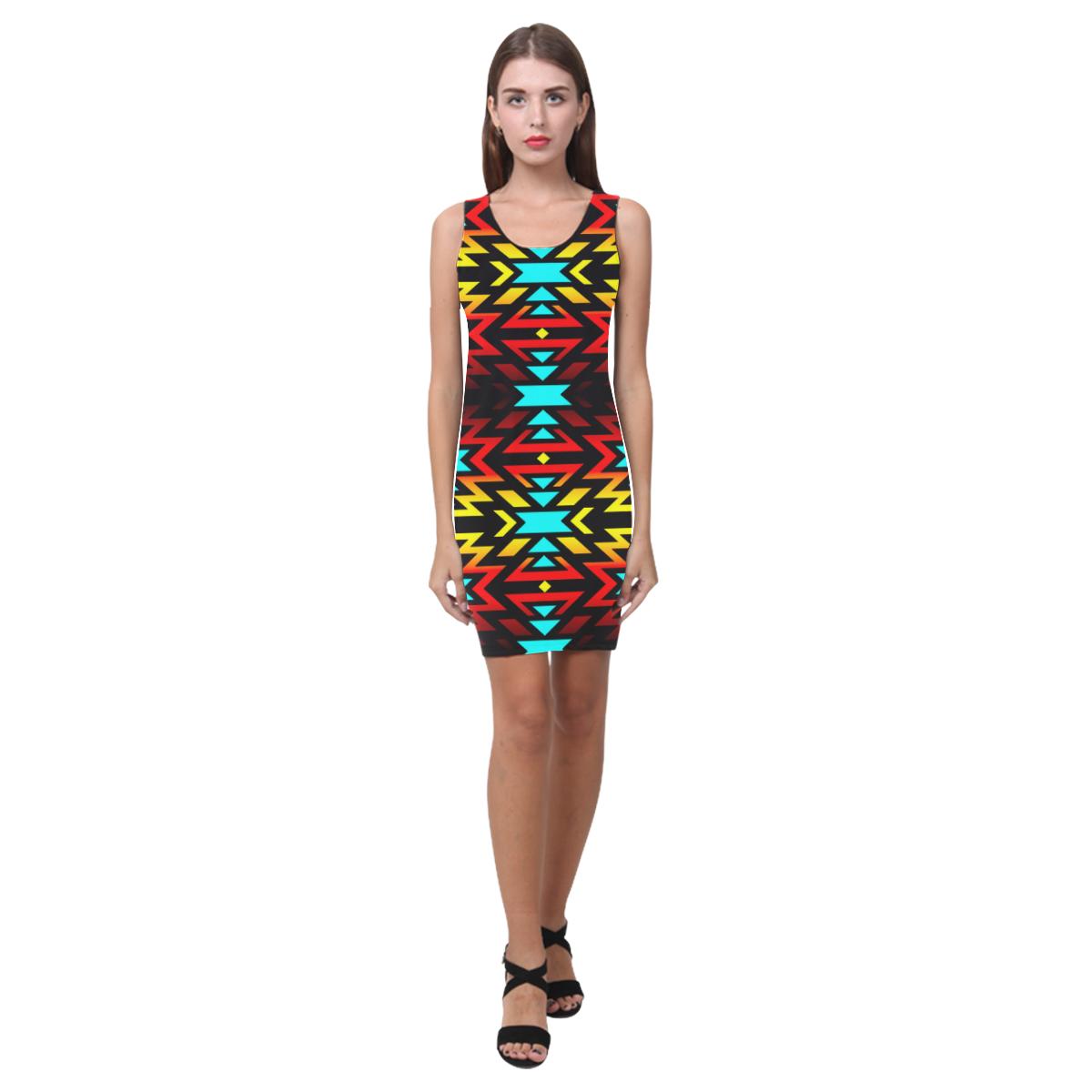 Black Fire and Sky IkstsÃmiwa Vest Dress (Model D06) Medea Vest Dress (D06) e-joyer